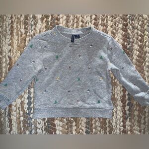 Janie and Jack Gray Sweatshirt with Colorful Accents